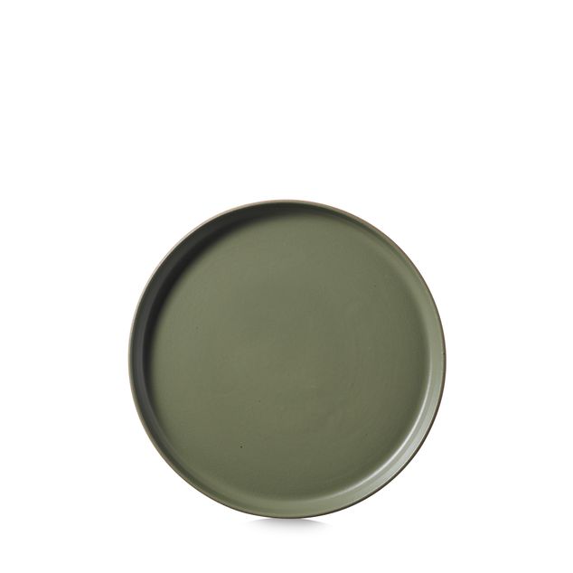 CONTRE JOUR Plate 21cm Olive green