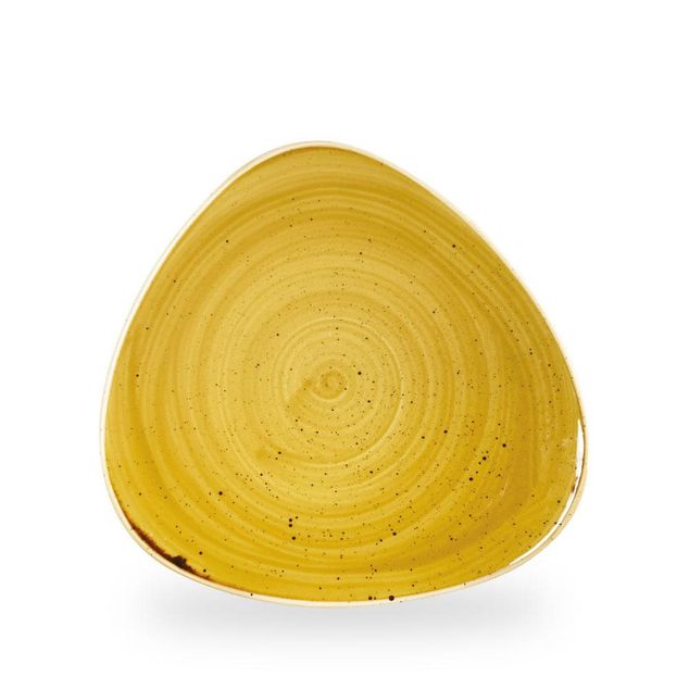 Stonecast Mustard Lotus Tallerken 26.5Cm