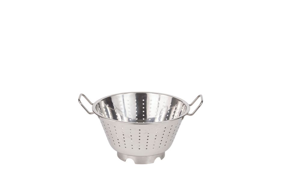 Louis Tellier Conical stainless steel colander with base - 28 cm - 2 handles
