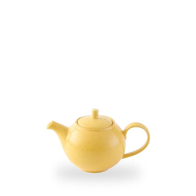 Stonecast Mustard Beverage Pot 42,6cl H: 10,5cm