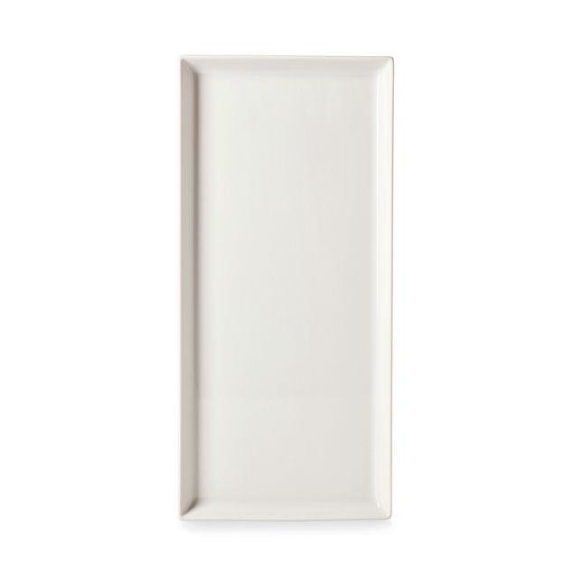 MADELEINE Rectangular Plate 32,5Cm Alabaster white