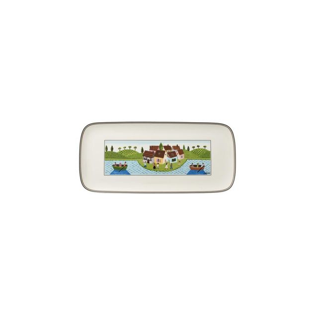 Charm & Breakfast Design Naif Sandwich plate / 34.5cm 600g
