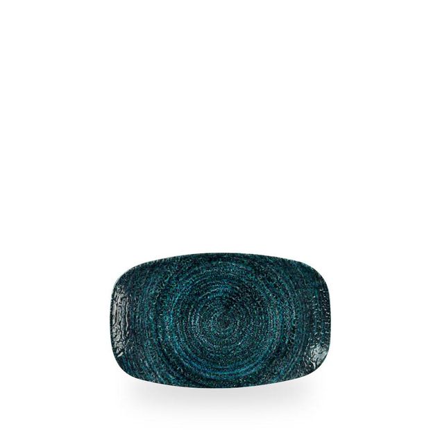 Homespun Chroma Blue Oblong Chefs Plate 20x12,1cm