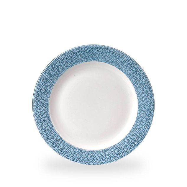 Isla Spinwash Ocean Blue Profile Footed Tallerken 26.1Cm