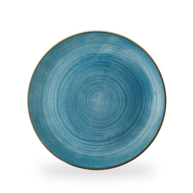 Stonecast Raw Teal Evolve Coupe Tallerken 28.8Cm