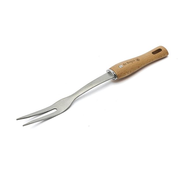 Fork Stainless Steel Wooden Bbois Handle