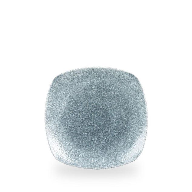 Raku Topaz Blue X Kvadrat Kvadrat Tallerken 21.5Cm