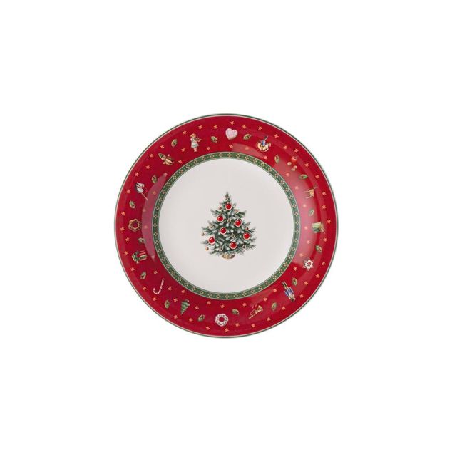 Toy's Delight Specials Breakfast/dessert plate, red 215