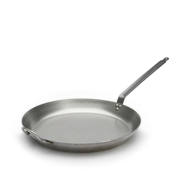 Steel Round Lyonnaise Frypan - Carbon