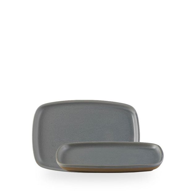 Emerge Seattle Grey Oblong Tallerken 22 X 15Cm