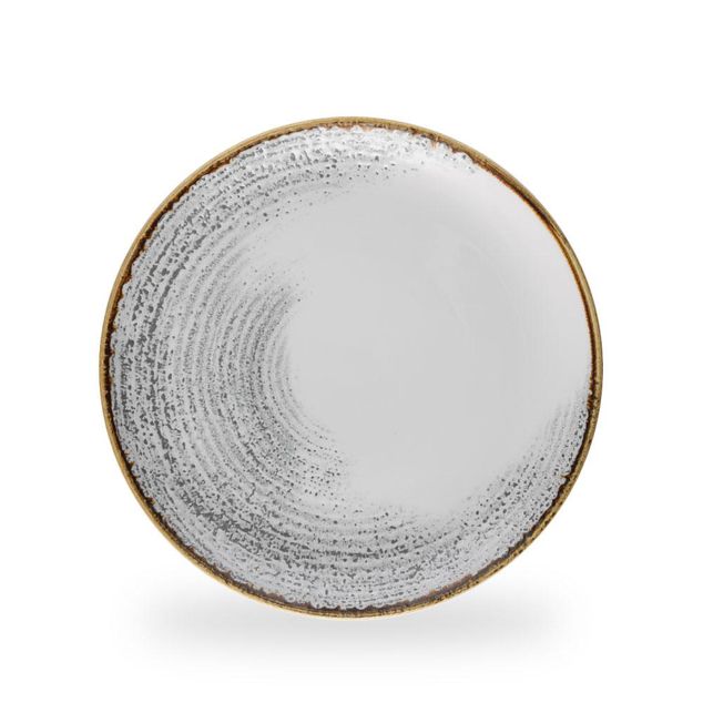 Homespun Accents Jasper Grey Evolve Coupe Tallerken 28.8Cm