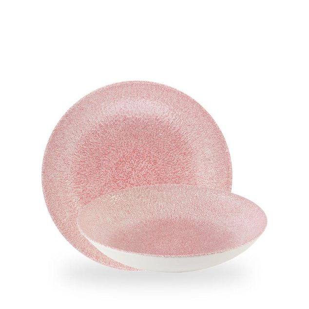 Raku Pink Quartz Evolve Coupe Bowl 24,8cm 113,6cl