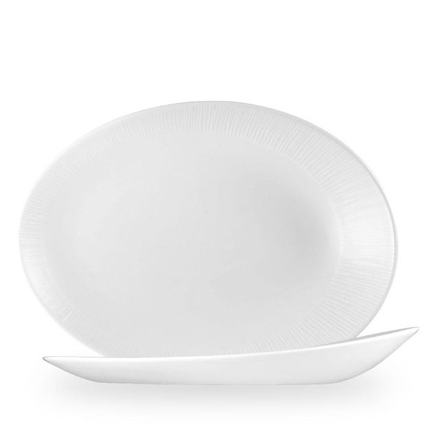 Bamboo Oval Tallerken 34.5Cm
