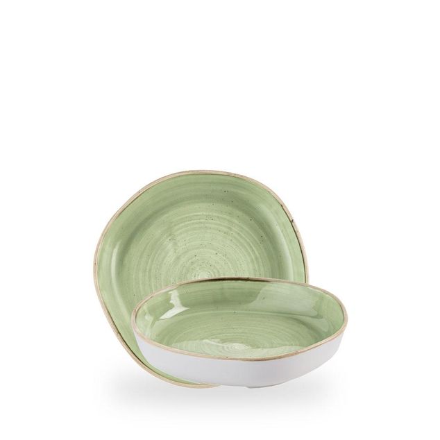 Stonecast Sage Green Organic Walled 20cm x 4.5cm