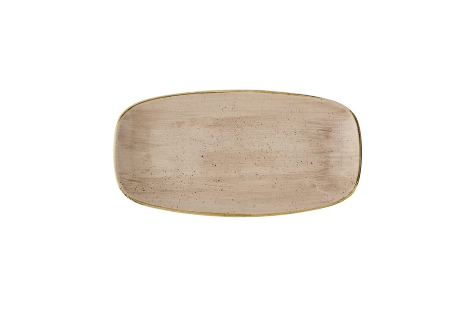 Stonecast Truffle Oblong Chefs Oblong Plate 29.8x15.3cm