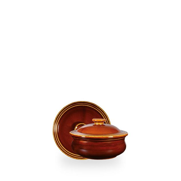 Rustics Brown Lokkded Stewpot 14Cm