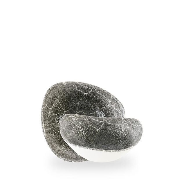 Kintsugi Reverse Quartz Black Lotus Bowl 18,5cm 37cl