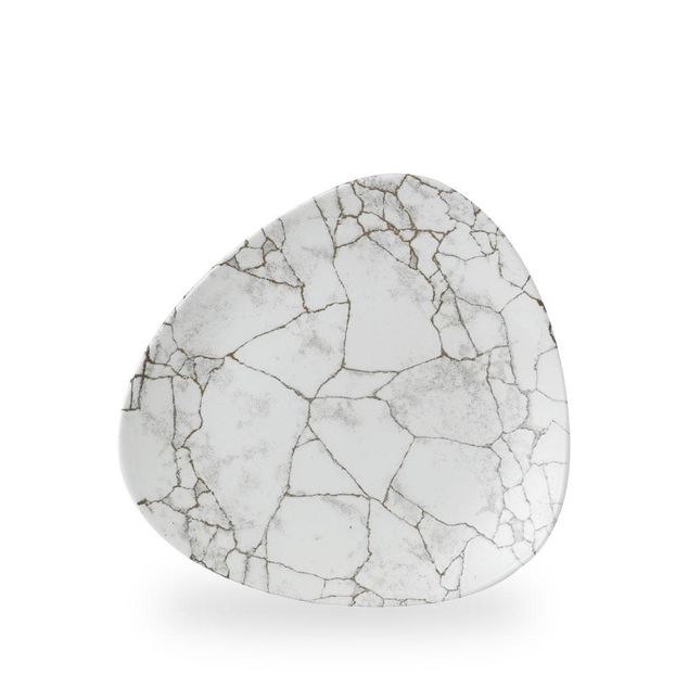 Studio Prints Kintsugi Agate Grey Lotus Tallerken 26.5Cm