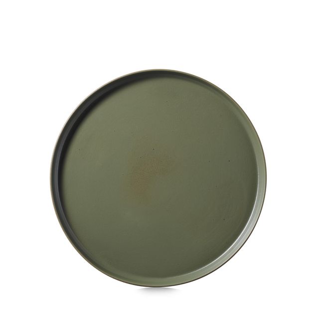 CONTRE JOUR Plate 26cm Olive green