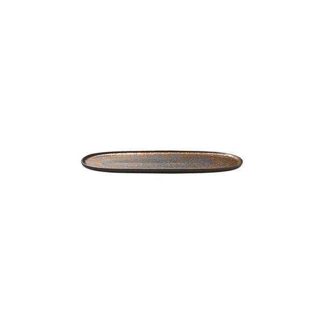 NIVO METALLIC Platter flat coupe 34 cm - H:15cm