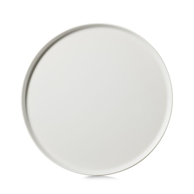 CONTRE JOUR Plate 30cm Alabaster white