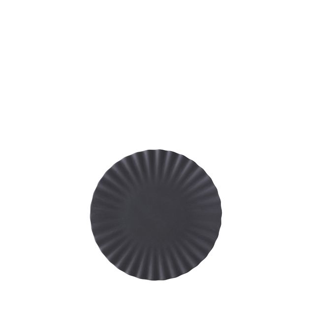 Pekoe Tallerken 17Cm Black Smooth