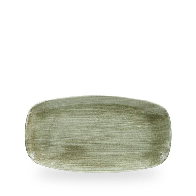 Stonecast Patina Burnished Green Chefs Oblong Tallerken 29.8 X 15.3Cm