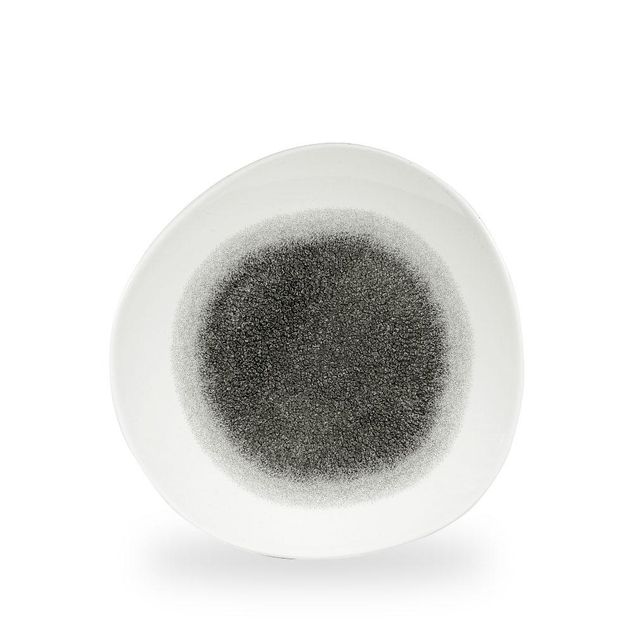 Raku Quartz Black Rund Trace Tallerken 26.4Cm