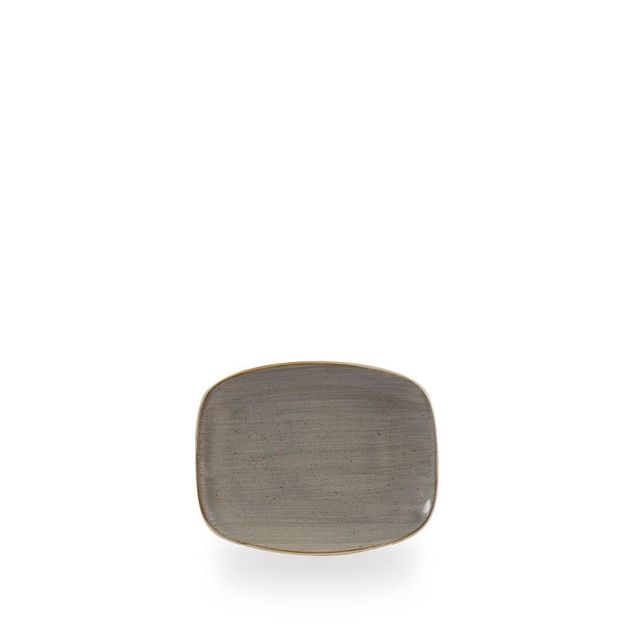Stonecast Grey Oblong Chefs Tallerken 15.4 X 12.6Cm