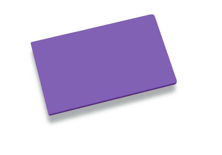 Louis Tellier Cutting board - HDPE 500 - Anti allergen - 600 x 400 x 20 mm - Purple