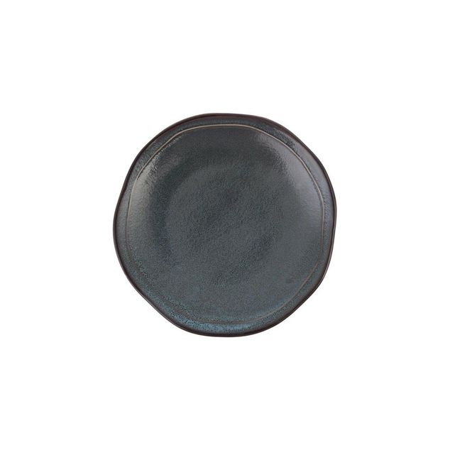 STON BLUE Plate flat round coupe - Ø15cm - H:15cm