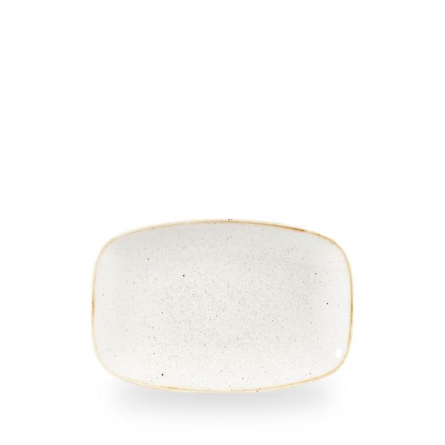 Stonecast Barley White Chefs Oblong Tallerken 23.7 X 15.7Cm