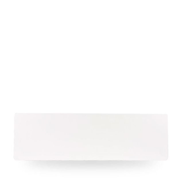 Plastic White Melamine Gn Fat 53 X 16.2Cm