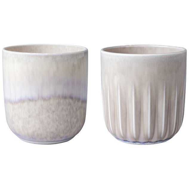 Perlemor Sand Mug Set 2Pcs. 85x85x90mm (1)