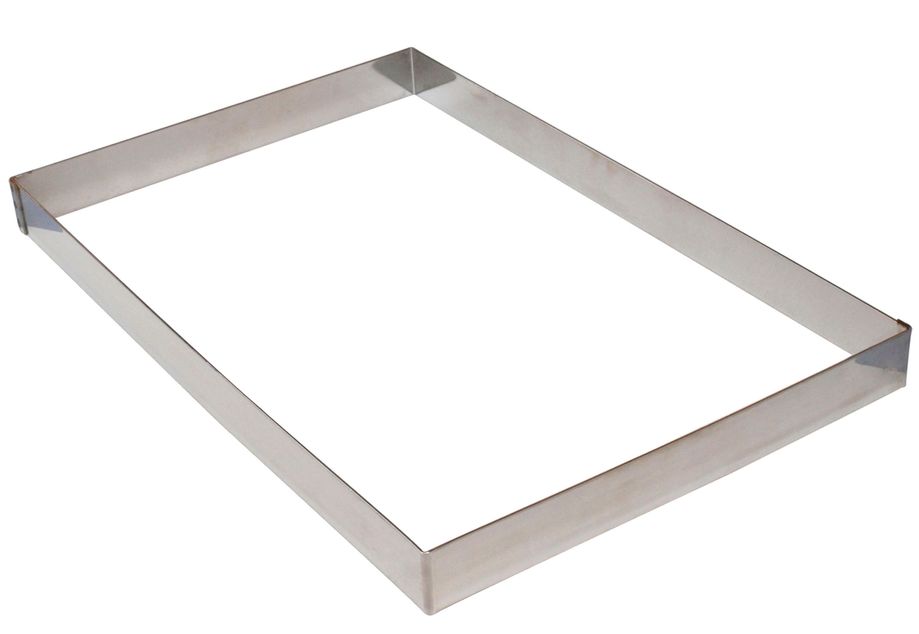 GOBEL St/st heavy cake frame - 565 x 365 x 60 mm