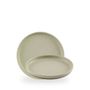 Emerge Speckled Green / Walled Plate  / 21cm 2cm
