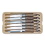 Laguiole Tradition Biffkniver, 6 Pack Lyst Håndtak