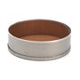 Perforated St.Steel Round Mold Removable Base Ø24X6,5 Cm
