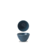 Oslo Blue Contour Dip Pot 7Cm