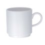 Easy white Mug with handle stackable 110x80mm 0,27L