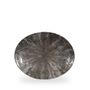 Stone Quartz Black Orbit Oval Coupe Tallerken 27 X 22.9Cm