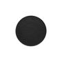 NATURE DARK Plate flat round - Ø32,5cm - H:16cm