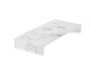 Mealplak Stackable Buffet Low X1 Nacryl white marble
