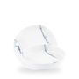 Inked Tide Accents Blue / Organic Walled Bowl  / 23cm 4.5cm