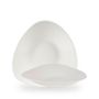 White Triangle Shallow Bolle 27.2 X 26.7Cm