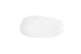Inked Tide White Opal * Organic Oblong Plate * 30 x 15cm