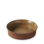 CONTRE JOUR Deep Flared Plate 20cm Mocha brown