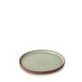 CONTRE JOUR Plate 21cm Almond green