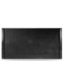 Plastic Rect Blk Melamine Fat 53 X 32.5Cm