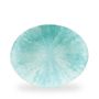Stone Aquamarine Orbit Oval Coupe Tallerken 31.7 X 25.5Cm